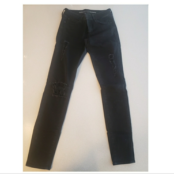 Skinny Black Jeans Ripped - Picture 3 of 6